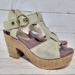 Fiorentini + Baker cork platform sandals